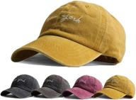 vintage adjustable baseball hats & 🧢 caps for boys - hh hofnen accessories logo