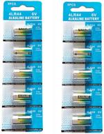 🔋 high capacity cotchear 10 pk 4lr44 / 476a / px28a / a544 / k28a / l1325 battery: 6v alkaline batteries for dog collars logo