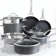 набор посуды calphalon contemporary nonstick из 12 предметов: полное решение для современных кухонь логотип