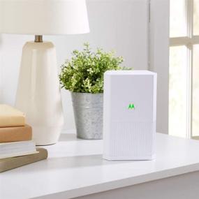 img 2 attached to 🔁 Motorola Whole Home Mesh WiFi System, AC2200 Tri-Band Mesh WiFi 2-Pack, up to 6,000 sq ft, Router Plus 1 Satellite in White, MH7022