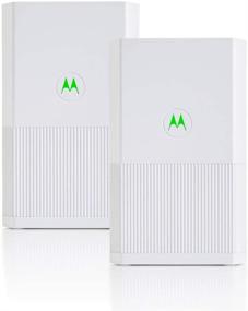 img 3 attached to 🔁 Motorola Whole Home Mesh WiFi System, AC2200 Tri-Band Mesh WiFi 2-Pack, up to 6,000 sq ft, Router Plus 1 Satellite in White, MH7022