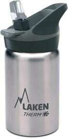 img 4 attached to 🧃 Laken Thermo Kids Vacuum Insulated Stainless Steel Leak-Free Sports Water Bottle with Jannu Straw Cap, 12 oz - Enhanced SEO