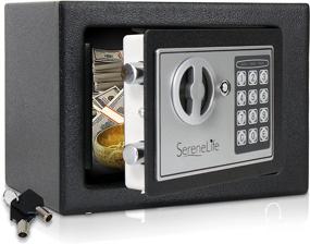 img 4 attached to 🔒 SereneLife SLSFE14 - Secure and Durable Safe and Lock Box with Keys