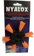 🧹 nyalox flap brush 4-inch, 120 grit, orange (dico 541-782-4) logo