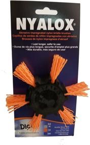 img 3 attached to 🧹 Nyalox Flap Brush 4-Inch, 120 Grit, Orange (Dico 541-782-4)