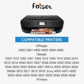 img 3 attached to 🖨️ Foiset Remanufactured Inkjet HP 61XL (Black, Tri-Color) Replacement Cartridge for HP Envy 4500, 4501, 5530, Deskjet 1510, 2540, 2541, 2542, 3510, 3050A, Officejet 4630, 4635 Printers