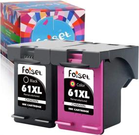img 4 attached to 🖨️ Foiset Remanufactured Inkjet HP 61XL (Black, Tri-Color) Replacement Cartridge for HP Envy 4500, 4501, 5530, Deskjet 1510, 2540, 2541, 2542, 3510, 3050A, Officejet 4630, 4635 Printers