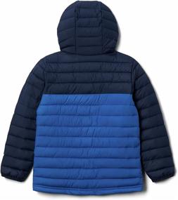 img 3 attached to Columbia Powder Hooded Jacket Black Boys' Clothing : Jackets & Coats