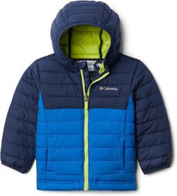 img 1 attached to Columbia Powder Hooded Jacket Black Boys' Clothing : Jackets & Coats