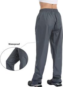 img 1 attached to 🌧️ Ultimate Women's Rain Pants: Waterproof, Reflective & Windproof Gear for Golf, Motorcycle, Hiking & Outdoor Activities