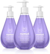 мыло для рук method gel: аромат французского лаванды, 12 унций (3 штуки) - премиум качество! логотип