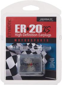 img 3 attached to ER20XS Motorsport High-Definition Earplugs by Etymotic Research - Under Helmet Noise Reduction, Standard Clear Stem with Frost Tip