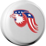 🦅 amfor universal fit spare tire cover, weatherproof eagle head design, 26-27" wheel diameter - ideal for jeep, trailer, rv, suv, truck & more logo