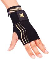 🧦 copper-infused adjustable wrist sleeve - optimal support with thx4copper logo