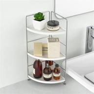 🛁 janus liang 3-tier bathroom organizer countertop: versatile storage solution for vanity, bathroom, bedroom, and kitchen (chrome) - neatly organize makeup, cosmetics, spices, and more! logo