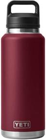 img 4 attached to 🧃 YETI Rambler 46 oz Bottle: Vacuum Insulated & Stainless Steel with Chug Cap - Harvest Red, Ideal for All-Day Hydration