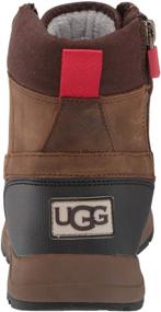 img 2 attached to Boys' UGG Turlock Leather Weather Walnut Shoes