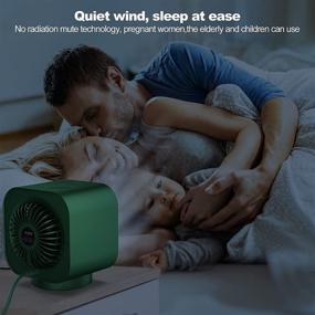 img 1 attached to Portable Air Conditioner Fan Personal Air Cooler 3 In 1Fanevaporative Air CoolerUSB Charging Small Desktop Cooling Fan Air Humidifier Misting Fan Quiet Desk Fan With 3 Speeds For Home Room Office Car