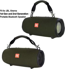 img 2 attached to 🔊 Съемный ремень для переноски динамика JBL Xtreme/Xtreme 2/ Xtreme 3 Portable Bluetooth Speaker - армейская зелень.