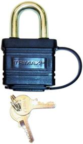 img 2 attached to 🔒 Trimax TPW1125 Прочный непромокаемый ламинированный стальной замок - двойной замок 1-1/8" x 5/16" засов.