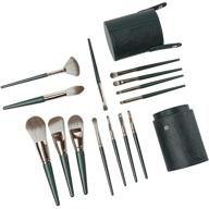 💄 14-piece eye makeup brushes set: professional cosmetic brushes kit with case for makeup enthusiasts, beginners, and experts logo