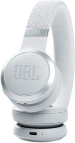 img 2 attached to 🎧 JBL Live 460NC - Белые беспроводные наушники с шумоподавлением накладного типа с увеличенным временем работы и управлением голосовым помощником.