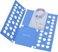 premium durable plastic clothes folding board by kooorby - t shirt folder, shirt folder, laundry folder - ideal for clothing, pants, towels & easy storage machine logo