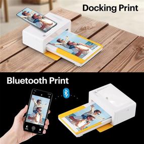 img 3 attached to 🖨️ Kodak Dock Plus 4x6” Portable Instant Photo Printer with iOS, Android and Bluetooth Compatibility, Full Color Real Photo Prints, 4Pass &amp; Lamination Process, Premium Quality