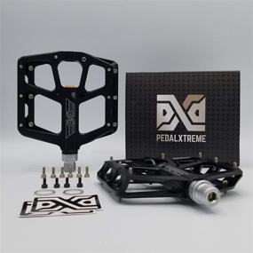 img 2 attached to PDX A8 MTB Bike Pedals - Wide Aluminum Platform, 16 Pins, Anti-Slip & Lightweight MTB Pedals