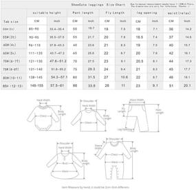 img 2 attached to 👗 Шьикют детская одежда для девочек: трикотажные леггинсы до щиколотки для модного комфорта