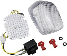 img 1 attached to Mallofusa Motorcycle Integrated Taillight Compatible Lights & Lighting Accessories