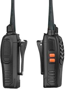 img 2 attached to 📻 Ansoko Long Range Walkie Talkies: Rechargeable 2-Way Radios for Adults - 16-Channel UHF (Pack of 4)