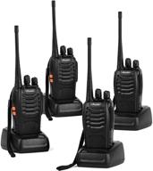 📻 ansoko long range walkie talkies: rechargeable 2-way radios for adults - 16-channel uhf (pack of 4) logo