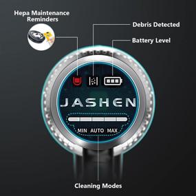 img 2 attached to 🔋 Unleash the Power of JASHEN V18 Cordless Charging Hardwood Vacuum