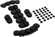 🔧 airsoft helmet pads replacement set - 39pcs foam cushion accessories for motorcycle, ach, mich, team wendy, fma exf helmets logo