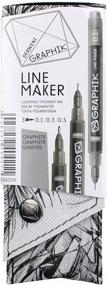 img 3 attached to Ручки графитовые Derwent 2302-209, Ручки для рисования Graphik Line Maker, Графит, 3 шт - Улучшенный SEO