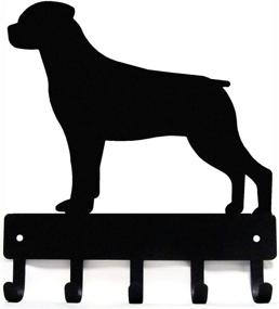 img 3 attached to 🔑 Premium Rottweiler Key Rack and Dog Leash Hanger - 9 Inch Wide - Made in USA for Added Durability and Style