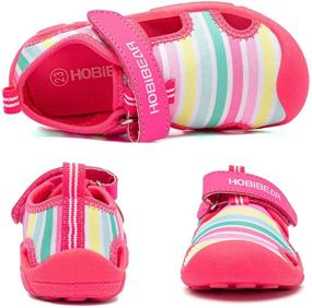 img 1 attached to 👟 HOBIBEAR Girls Lightweight Sandals - Toddler Girls' Athletic Shoes