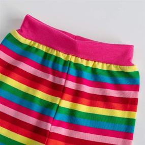 img 3 attached to DXTON Girls Rainbow Flower Tulle Skirt: Vibrant Toddler Tutu for Stylish Girls