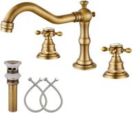 bathroom faucet widespread double antique logo