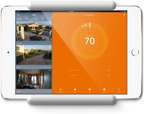 img 1 attached to 🏠 elago Домашний планшетный настенный кронштейн - Универсальная совместимость с iPad, iPad Air, iPad Pro, iPad Mini и многое другое - Простая установка на стену - Изящный белый дизайн.