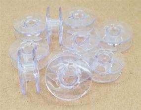 img 4 attached to LNKA 9033P Light Blue Plastic Bobbins - Top Quality for Pfaff Sewing Machines