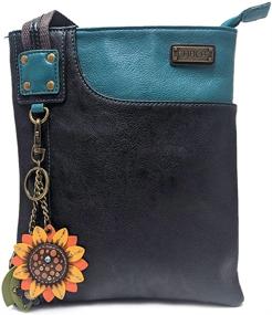 img 4 attached to Chala Crossbody Leather Brown_ Sunflower Women's Handbags & Wallets and Crossbody Bags