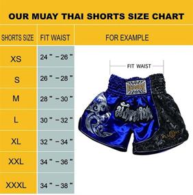 img 1 attached to FLUORY Muay Thai Shorts Size