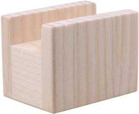 img 3 attached to 4PCS SHANOER Bed Furniture Risers - Heavy 🛏️ Duty Wood Risers for Sofa, Table, and Chair - 3.93x1.96x1.57inch