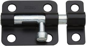 img 1 attached to 🔒 Black Barrel Bolt - National Hardware N151-431 V834, 2.5 Inch