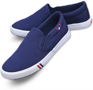 kakkkchi unisex fashion loafers: stylish and comfortable walking men's shoes logo