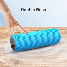 img 1 attached to 🔊 LEHII Portable Wireless Bluetooth Speaker: Waterproof Shower Speaker with 10W DSP Stereo Hi-Fi, 5000mAh USB Mobile Phone Charging, and High-Beam Lighting for Indoor and Outdoor Use