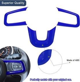 img 2 attached to Steering Decoration Accessories 2018 2021 Gladiator Interior Accessories