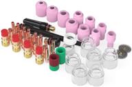 🔥 71pcs tig welding torch stubby gas lens #12 pyrex glass cup kit for wp-17/18/26 by yeswelder - enhance seo logo